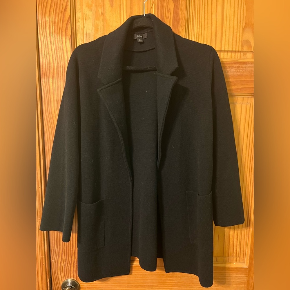 J Crew Sweater-Blazer (black)